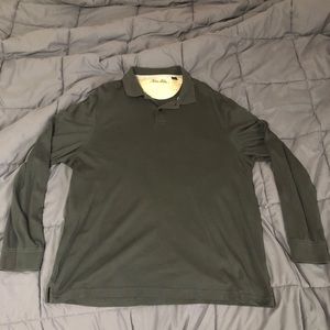 Men’s Designer Long Sleeve Polo Size L